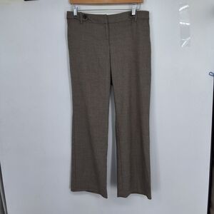 Ann Taylor Gray Sz 6  Button-Detail Pants